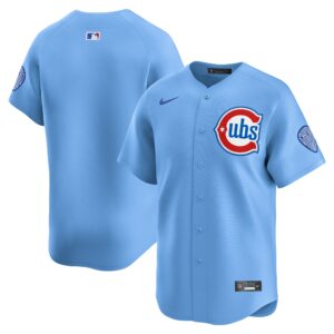 Men's Chicago Cubs Baby Blue 2nd Alternate Limited Jersey