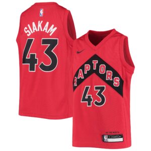 Pascal Siakam Toronto Raptors Youth 2020/21 Swingman Jersey - Red - Icon Edition