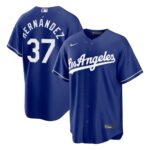 Teoscar Hernández #37 Los Angeles Dodgers Royal Alternate Replica Jersey - Blue