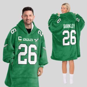 Captain 26 Philadelphia Football Unisex Blanket Hoodie