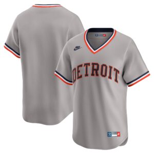 Team Detroit Tigers Cooperstown Collection Limited Jersey - Gray
