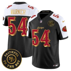 San Francisco 49ers Fred Warner # 54 SF "Rivalries" Vapor Limited Jersey - Faithful To The Bay Patch - All Stitched