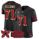 Trent Williams #71 San Francisco 49ers Rivalries x Stranger Things Vapor Limited Jersey - All Stitched