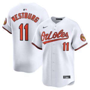 Baltimore Orioles Jordan Westburg  White Home Limited Player Jersey