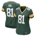 Ben Sims Green Bay Packers Women's Team Game Jersey -  Green