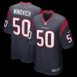 Chase Winovich Houston Texans  Game Player Jersey - Navy