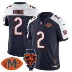 DJ Moore #2 Chicago Bears CHI Honor Virginia Halas McCaskey Jersey - All Stitched