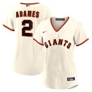 Women's San Francisco Giants Willy Adames #2 Cream Home Replica Jersey