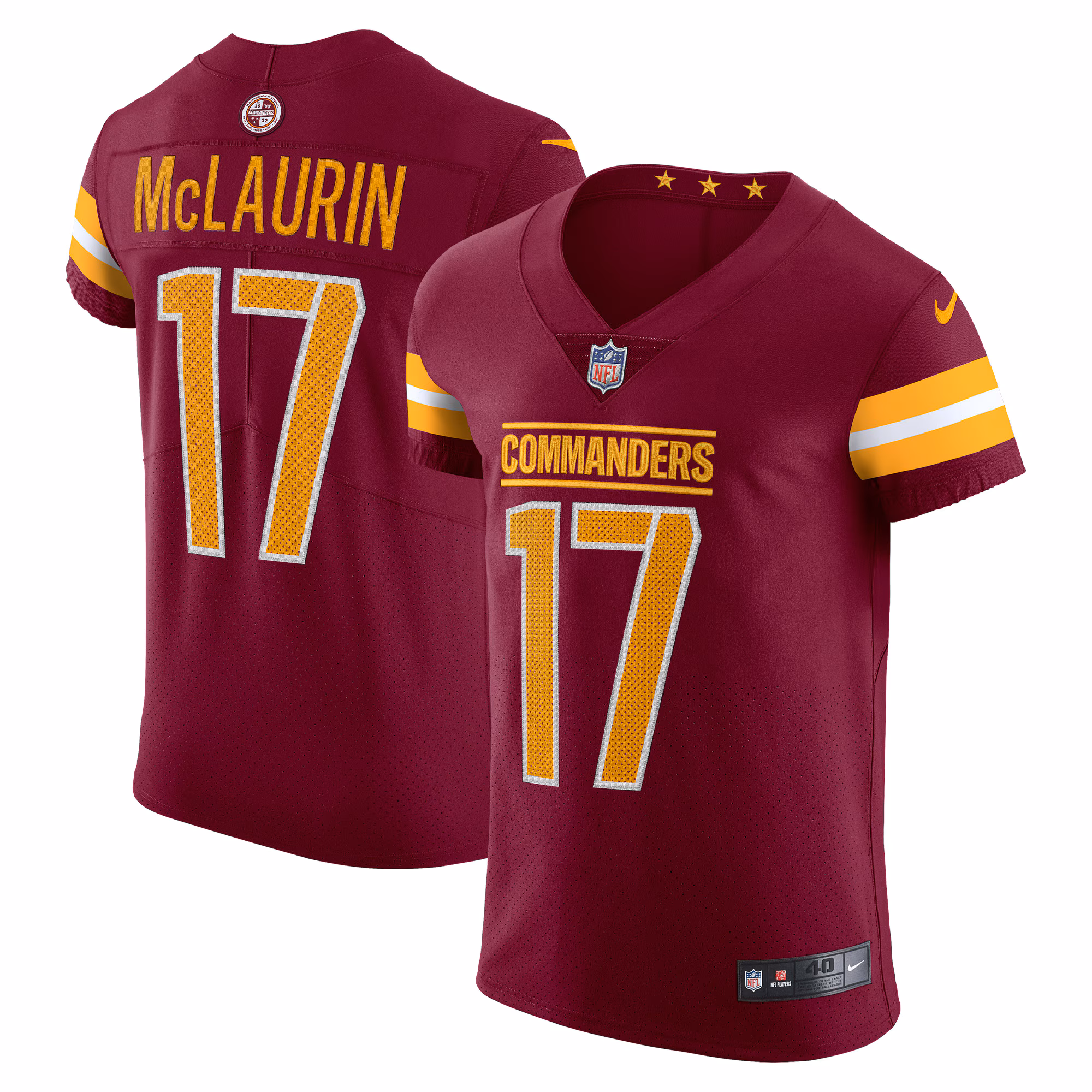 Terry McLaurin Washington Commanders Vapor Elite Jersey - Burgundy