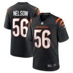 Garrett Nelson Cincinnati Bengals  Game Jersey -  Black