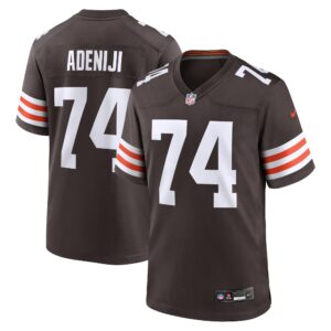 Hakeem Adeniji Cleveland Browns  Game Jersey -  Brown