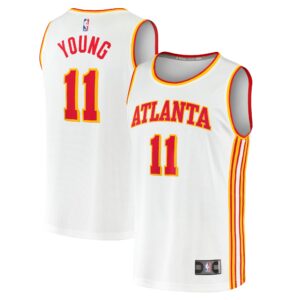 Trae Young Atlanta Hawks 2020/21 Fast Break Player Jersey - Association Edition - White