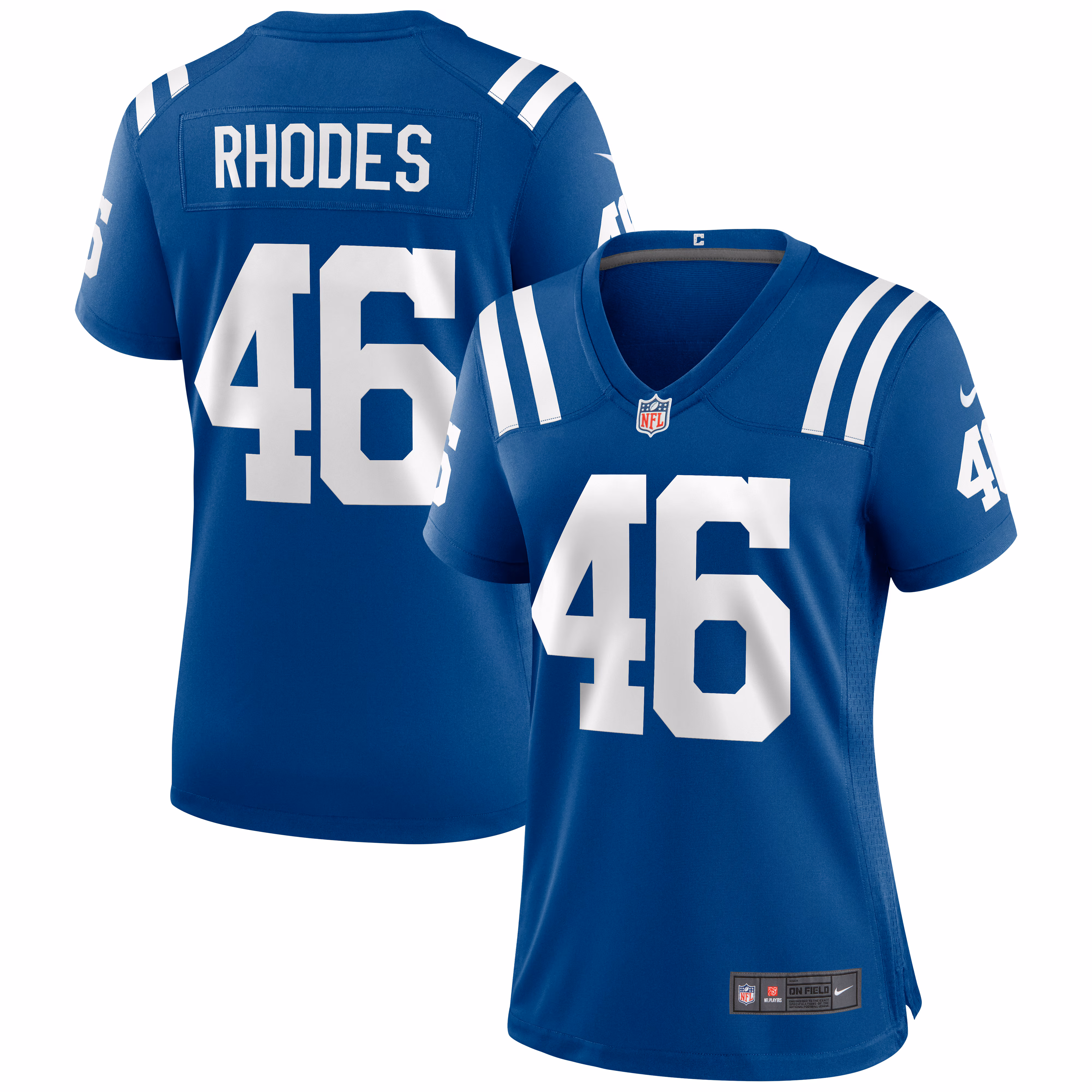Luke Rhodes Indianapolis Colts Women's Game Jersey - Royal