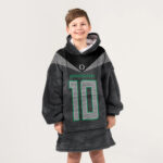 Kid J.H 10 Oregon Football Unisex Blanket Hoodie