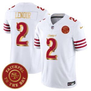 San Francisco 49ers Deommodore Lenoir SF "Rivalries" Vapor Limited Jersey - Faithful To The Bay Patch - All Stitched