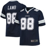 CeeDee Lamb Dallas Cowboys Girls Youth Game Jersey - Navy