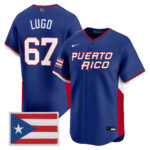 Seth Lugo #67 Puerto Rico Baseball 2026 World Baseball Classic Vapor Premier Jersey - Royal