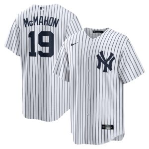 New York Yankees Ryan McMahon #19 White Home Replica Jersey