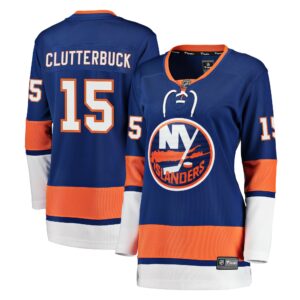 Cal Clutterbuck New York Islanders Women's Breakaway Player Jersey - Royal