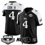 James Cook III #4 Buffalo Bills BUF Mafia Gothic Vapor Limited Jersey - Farewell Highmark Patch - All Stitched