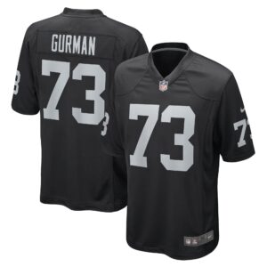 Vitaliy Gurman Las Vegas Raiders  Game Player Jersey - Black
