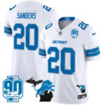 Barry Sanders #20 Detroit Lion 2025 Michigan & 90th Year Patch Vapor Jersey - All Stitched