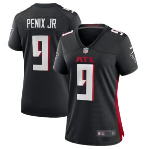 Michael Penix Jr. Atlanta Falcons Women's Game Jersey -  Black