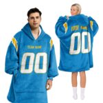 Adult Custom Blanket Hoodie Los Angeles Inspired Color