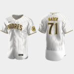 Men's San Diego Padres #71 Josh Hader Flex Base Alternate Jersey - White Brown