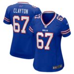Travis Clayton Buffalo Bills Women's Game Jersey -  Royal