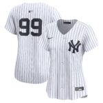 Women's New York Yankees Aaron Judge #99 White Home Limited Player Jersey
