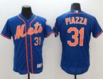 New York Mets #31 Mike Piazza Blue Flexbase Collection Stitched Jersey