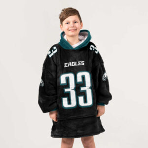 Kid C.D 33 Philadelphia Football Unisex Blanket Hoodie