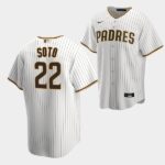 Men's San Diego Padres #22 Juan Soto Home White Jersey