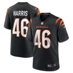 Clark Harris Cincinnati Bengals  Game Jersey - Black