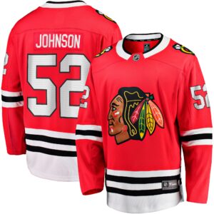 Reese Johnson Chicago Blackhawks Home Breakaway Player Jersey - Red