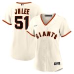 Women's San Francisco Giants Jung Hoo Lee #51 Cream Home Replica Jersey