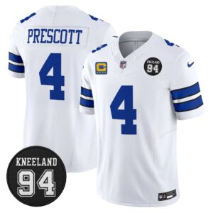 Dallas Cowboys #94 Marshawn Kneeland Memorial Patch Vapor Limited Jersey - All Stitched
