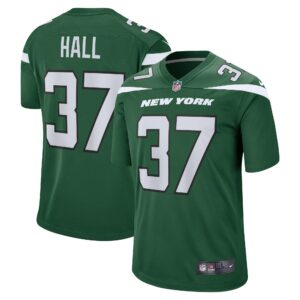 Bryce Hall New York Jets  Game Jersey - Gotham Green