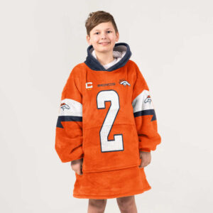 Kid P.S 2 Captain Denver Football Unisex Blanket Hoodie