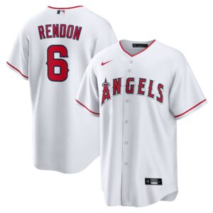 Los Angeles Angels Anthony Rendon #6 White Home Replica Player Name Jersey