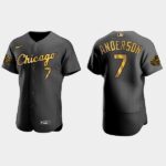Men's Chicago White Sox #7 Tim Anderson 2022 All-Star Game Flex Base Jersey - Black