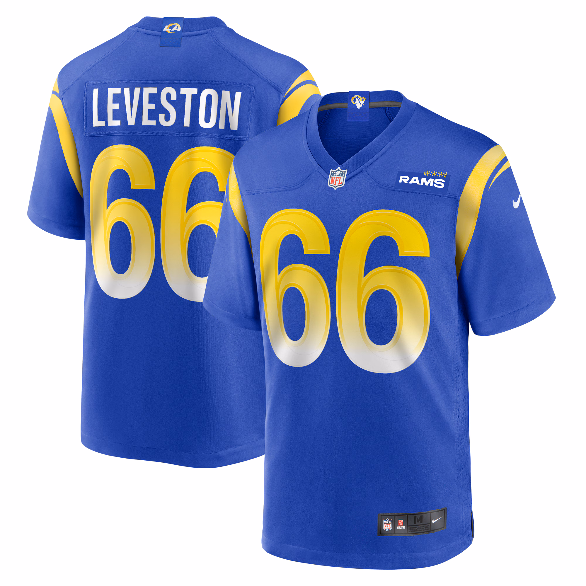 KT Leveston Los Angeles Rams Team Game Jersey -  Royal