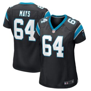 Cade Mays Carolina Panthers  Women's Game Player Jersey - Black