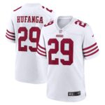 Talanoa Hufanga San Francisco 49ers  Away Game Player Jersey - White
