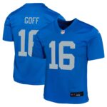 Jared Goff Detroit Lions Youth Alternate Game Jersey -  Blue