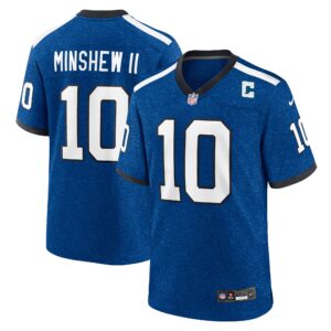 Gardner Minshew Indianapolis Colts  Indiana Nights Alternate Game Jersey - Royal