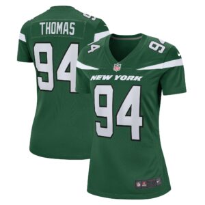 Solomon Thomas New York Jets  Women's Game Jersey - Gotham Green