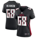 Elijah Wilkinson Atlanta Falcons  Women's Game Jersey - Black