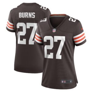 Lorenzo Burns Cleveland Browns Women's Team Game Jersey -  Brown